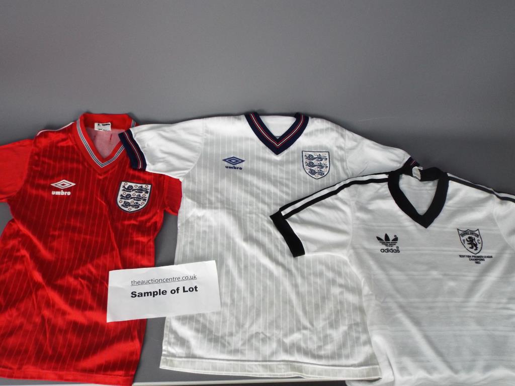 A collection of vintage, replica football shirts, 1980's and later, varying sizes. - Image 10 of 15