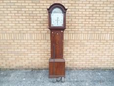 A late 18th/ early 19th century 8-day longcase clock,