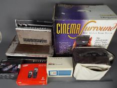 A boxed Cinema Surround Sound System,