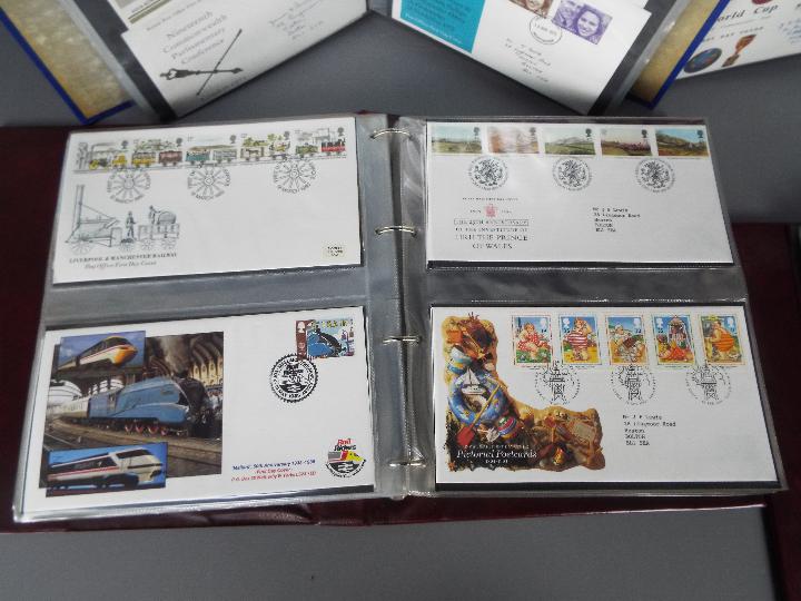 Philately - Four A4 binders of First Day Covers. - Image 3 of 9