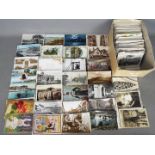 Deltiology - In excess of 500 early to mid period UK and foreign topographical and subject cards.