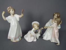 Lladro - Three figurines comprising Delightful # 6086,