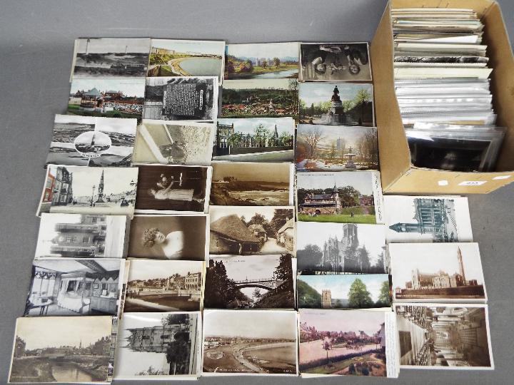 Deltiology - In excess of 500 early to mid period UK topographical and subject cards with interest