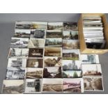 Deltiology - In excess of 500 early to mid period UK topographical and subject cards with interest