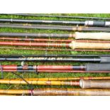 Seven x Fresh / Course / Fly fishing rods - Jack Stevens Cradley Heath De-Luxe Salmon rod,