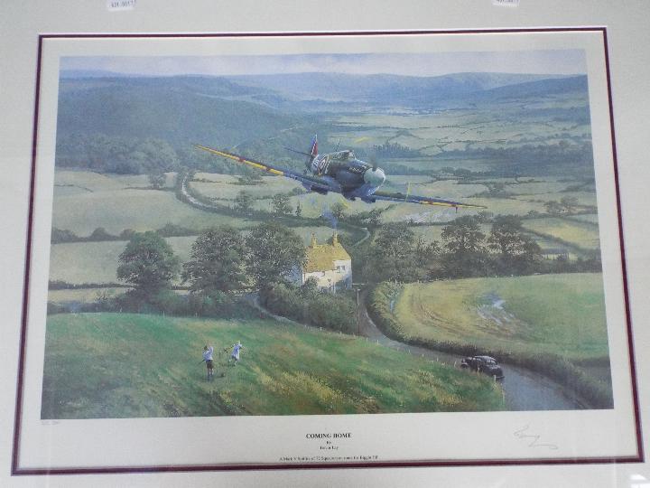 Three prints of aviation interest comprising a limited edition print after Trevor Lay entitled - Image 4 of 10