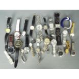 LOT WITHDRAWN - A collection of modern wristwatches and similar, lady's and gentleman's.