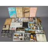 Lot to include postcards, vintage auction catalogues, commemorative crowns and similar.