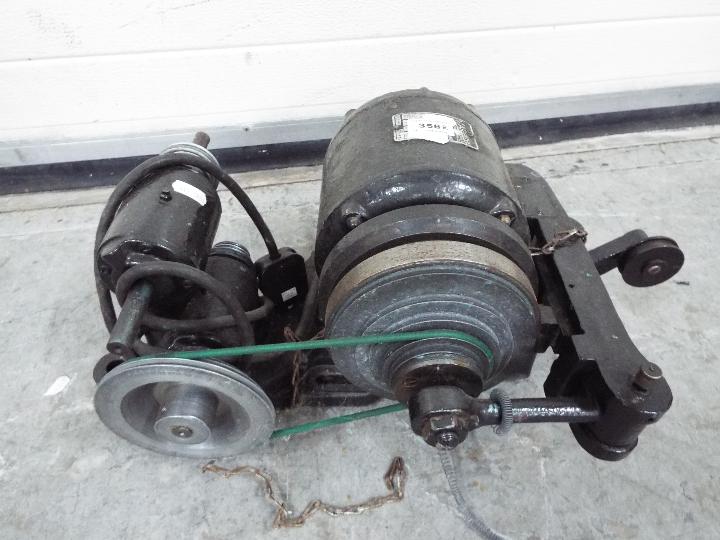 Motor for Pultra. 10mm Lathe with clutch mechanism. 22cm high.