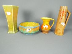 A group of Art Deco ceramics to include a Wades octagonal bowl,
