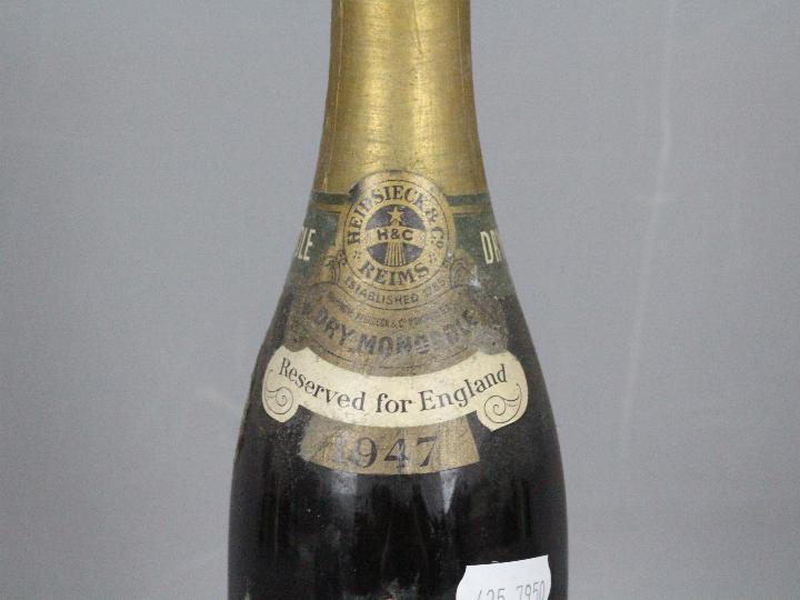 Champagne - Heidsieck & Co, Dry Monopole 1947, half bottle, no capacity or strength stated. - Image 3 of 4