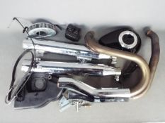 An exhaust system for a Harley - Davidson motorcycle,