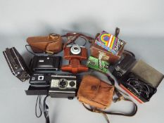 Photography - Vintage cameras and film cameras to include Pathescope H, Coronet, Kodak,