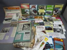 Railwayana / Buses / Trams / Transport - Ephemera from various era's - A number of publications,