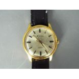 A B Jobin 17 jewel wristwatch on black