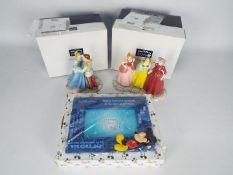 Two boxed Royal Doulton Disney Showcase figurines comprising This Is Love and Terrible Trio and a