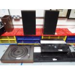 Bang & Olufsen (B&O) stereo equipment comprising Beocenter 2100, Beogram 1700,