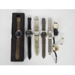 A collection of wristwatches to include Seiko, Avia, Cotton Trading and similar,