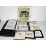 A Lindner album containing a quantity of German Ersttagsblatt,