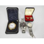 A collection of wristwatches to include a gentleman's vintage Kered 15 jewel wristwatch with