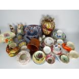 Mixed lot of ceramics to include blue and white, Chinese, Royal Doulton, Arthur Wood and similar,