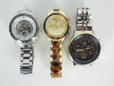 Three fashion watches to include a Jaragar automatic