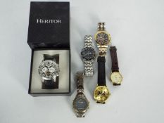 A gentleman's automatic wrist watch by Heritor,