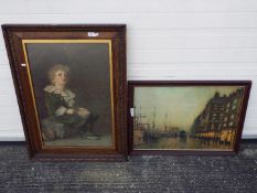 A framed Pears advertising print after John Everett Millais,