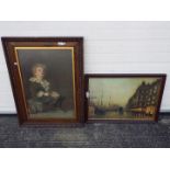 A framed Pears advertising print after John Everett Millais,