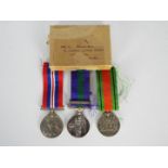 World War Two (WW2 / WWII) and later trio, War Medal 1939 - 1945,