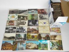 Deltiology - In excess of 700 early to mid-period cards, UK, foreign and subjects with real photos,