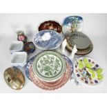 A quantity of mixed ceramics to include Carltonware Rouge Royale, Japanese, blue and white,