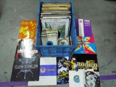 A collection of vinyl records 12" and 7" to include The KLF, The Prodigy, The Shamen, Queen,