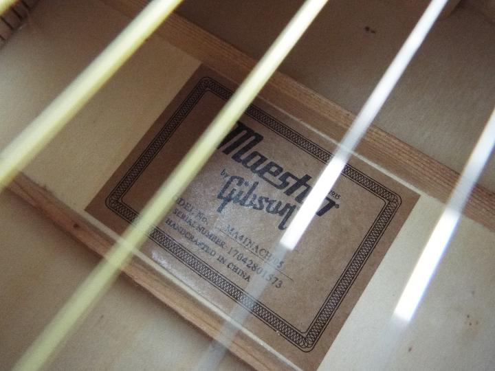 A Maestro acoustic guitar by Gibson, contained in carry case. - Image 3 of 7