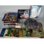 Lot to inlude Beano comics and annuals, Airfix model kit, Dr Who model making kit,