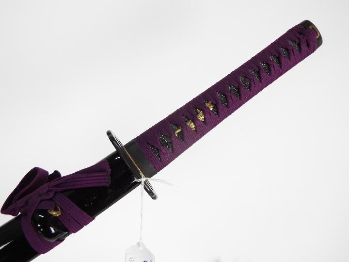 A pair of good quality reproduction Samurai swords comprising katana and wakizashi, - Image 2 of 9