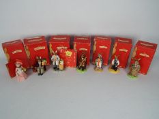 Seven boxed Royal Doulton Bunnykins figurines to include King Richard, Doctor,