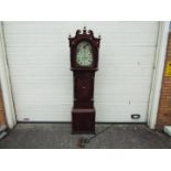 A good 19th century 8-day longcase clock signed to the 14 inch arched,