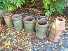 Five chimney pots [5]