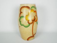 A large Bewley Pottery vase decorated wi