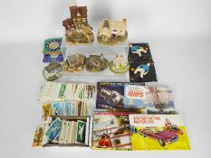 Lot to include tea cards, Babycham beer