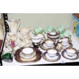 Noritake teaware, Royal Doulton 'Nerissa' and Paragon coffee ware, etc.