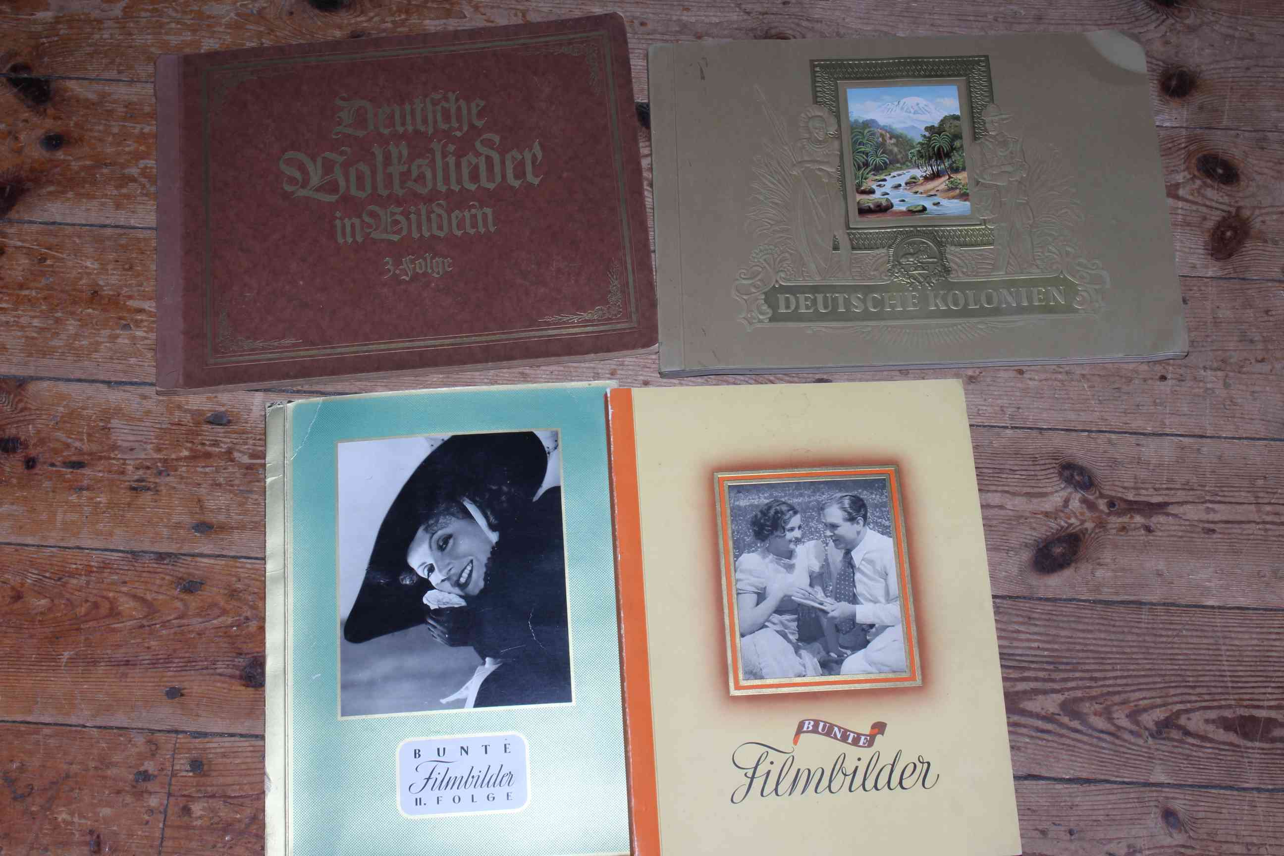 Collection of German cigarette card albums including seven cigarette albums (serie 1 x 2, - Image 3 of 4