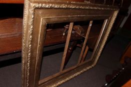 Large gilt picture frame, 153cm by 123cm.