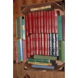 Box of books including vintage cricket books (first edition 1956 Operation Ashes by Arthur Morris