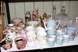 Minton Felicity and other teaware, Royal Worcester 'Woodland' and gilt classical scene coffee ware,