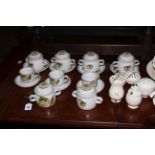 Ten pieces of Leedsware Classical Creamware,