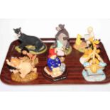 Four Royal Doulton Jungle Book figures, Beswick Paddington at the Station,