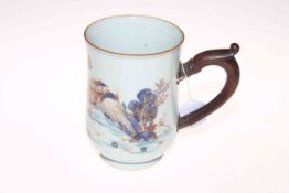 18th Century Chinese mug with period wood handle