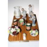 Tray lot with eight pieces of Royal Doulton Brambly Hedge and three Royal Doulton small character